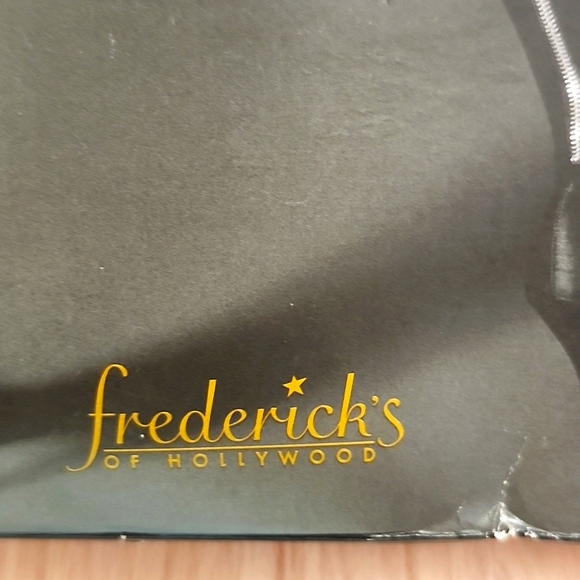 VINTAGE Y2K!! Brand New FREDRICK'S OF HOLLYWOOD ZIP-UP JERSEY THIGH-HI'S-S - Picture 6 of 6